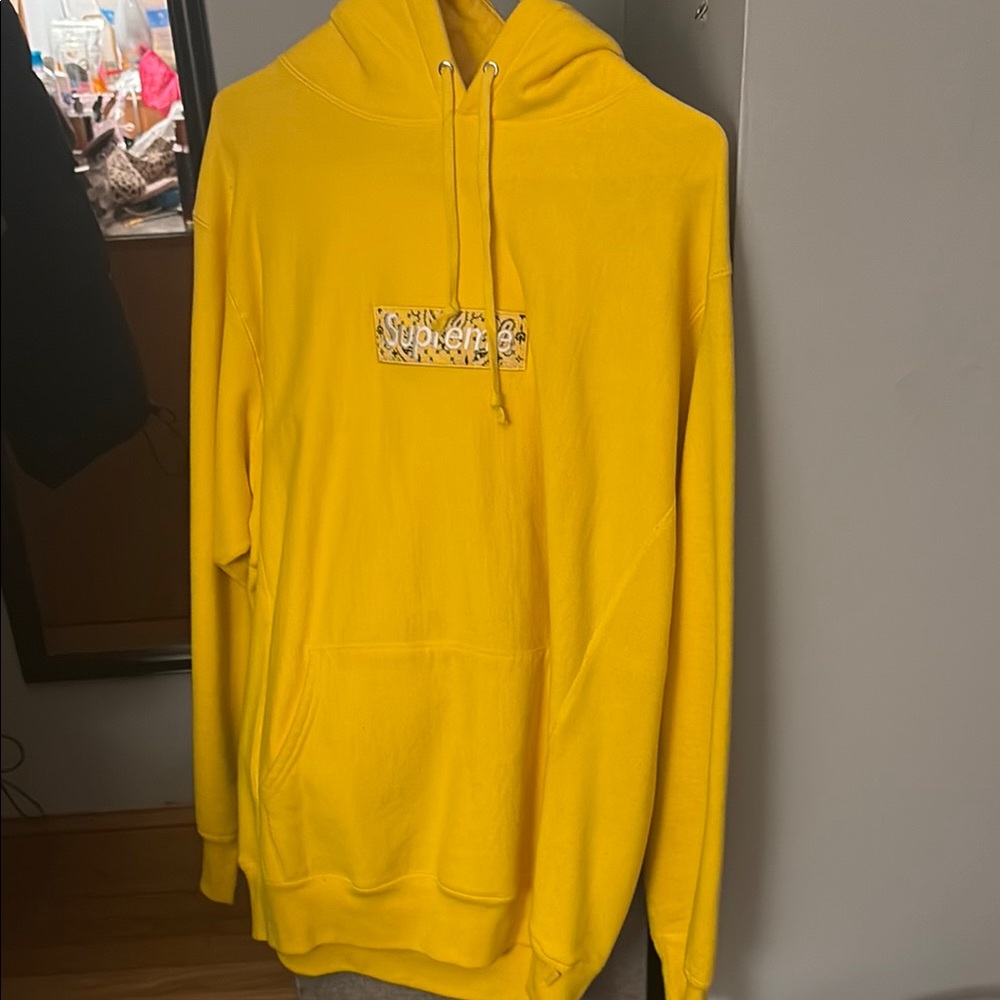 Supreme Yellow Men's Hoodie